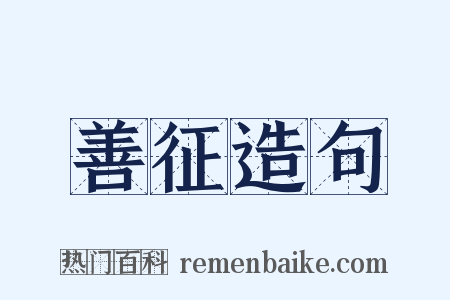 善征造句是什么意思的图片